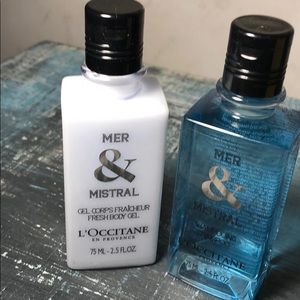 Met & mistral body gel and shampoo
